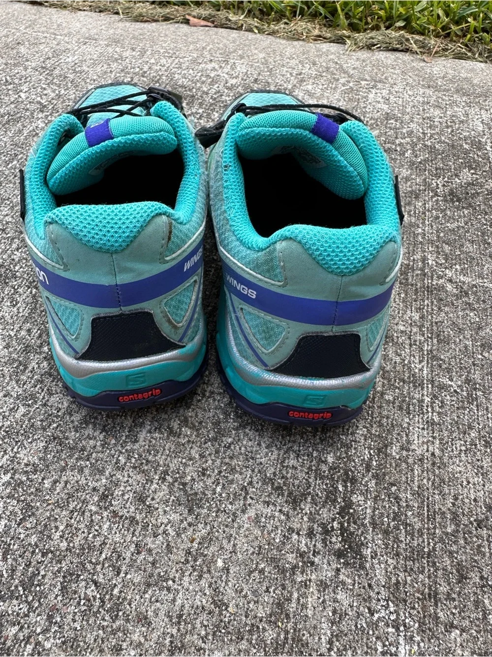 Salomon Junior XA Pro 3D Running Trail Hiking Shoes US 2 Contagrip Rubber (A26)